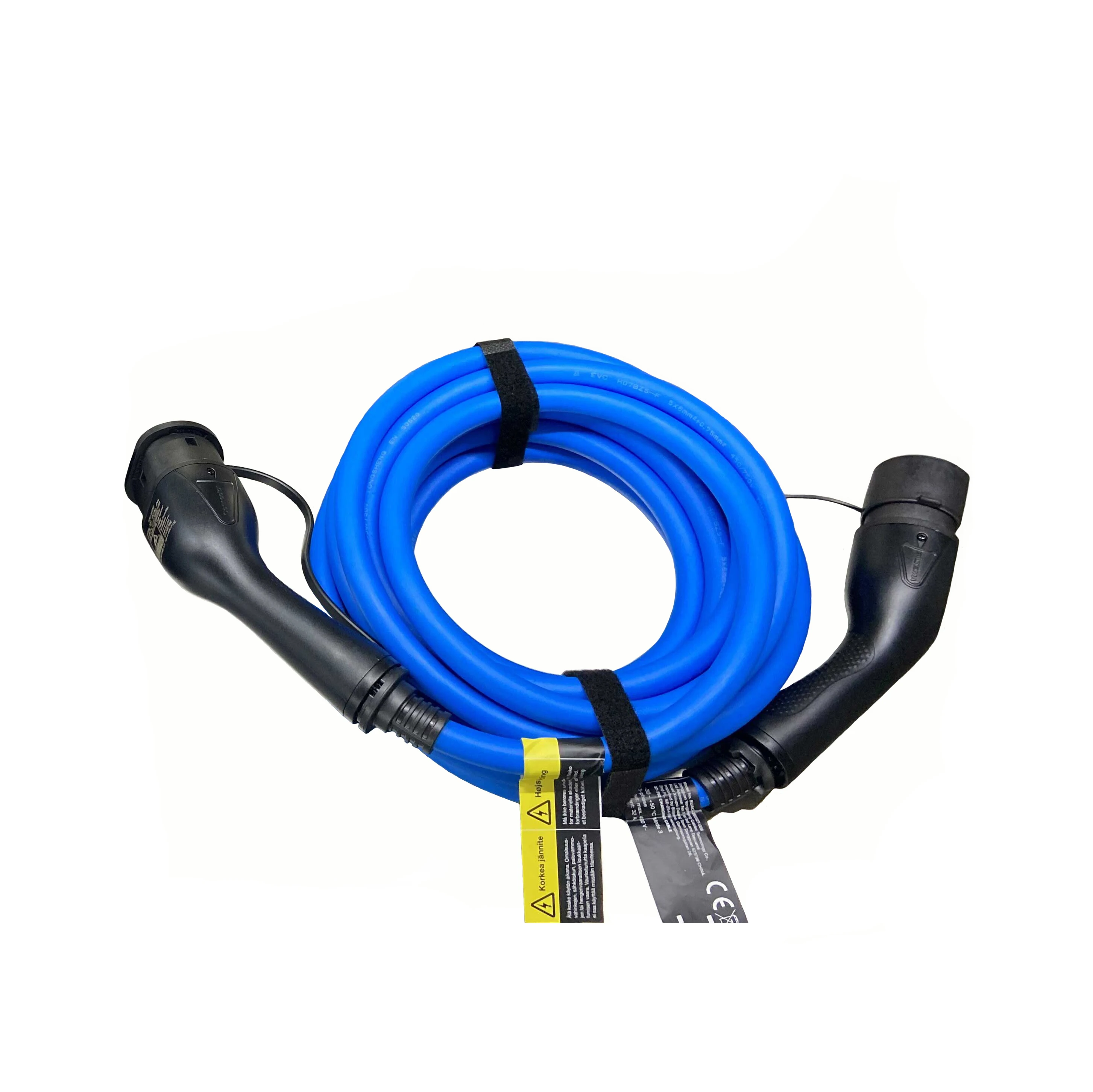 

TUV Certification Mode3 IEC62196 Ev Cable for Electric Car Three Phase Ev Charging Cable 32A Type 2 to Type2 5m