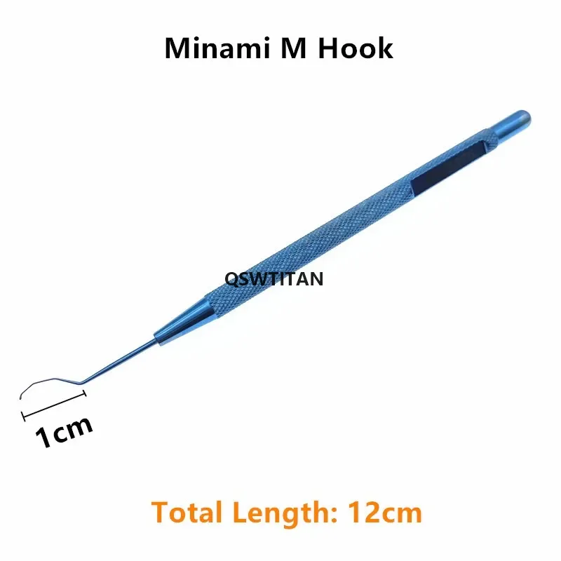 Minami M-Hook Titanium Chopper Splitter Ophthalmic Surgical Instruments