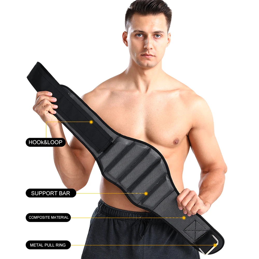 Cintura Lombare Per Sollevamento Pesi Con Fibbia Regolabile – Ideale Per Squat E Stacco