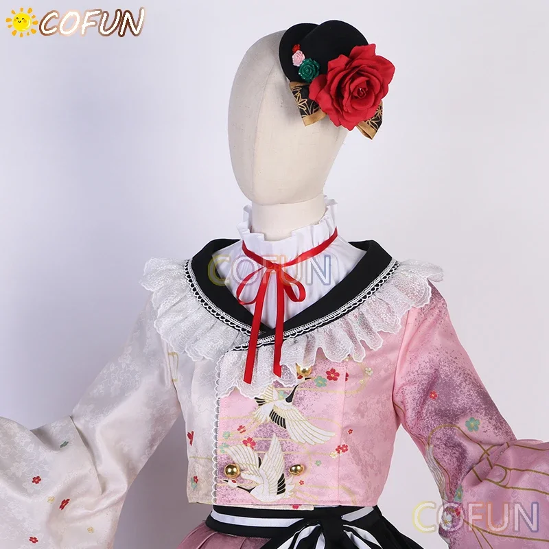 COFUN PJSK Akiyama Mizuki Cosplay Costume Project Sekai 25:00 At Nightcord Cosplay Game Cute Lolita Dress Suit Maid Halloween