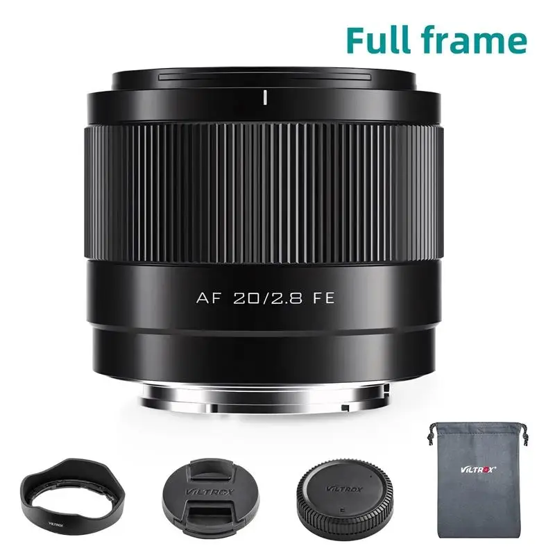 New 20mm F2.8 for Sony E-mount for Nikon Z-mount Camera Lens Full Frame Ultra Wide Angle Auto Focus Vlog Lens for A7C A6400