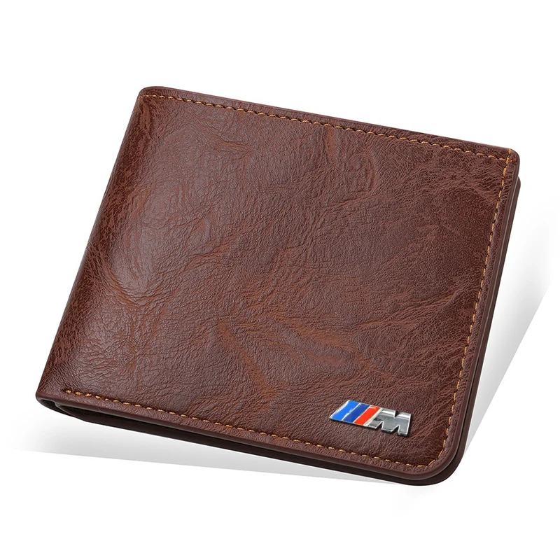 For BMW M M3 E46 E36 E30 E92 E87 E34 F10 E90 F30 E60 Luxury Car Emblem Metal Logo Leather Wallet Car Credit Card Holder sticker - view 5
