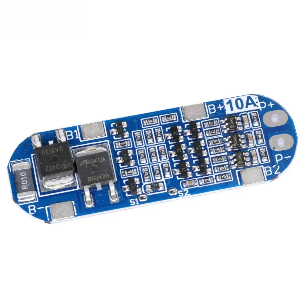 3S 10A 11.1V 12V 12.6V Lithium Battery Charger Protection Board Module for 18650 Li-ion Lipo Battery Cells BMS 3.7V