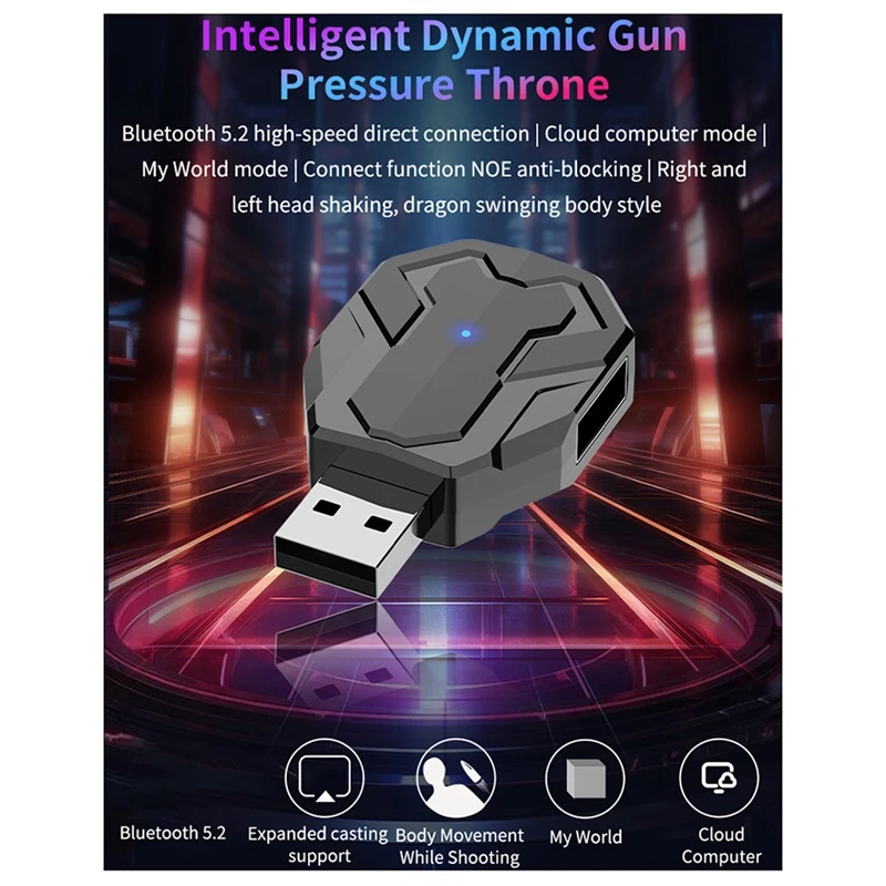 A27Q-NEW M1-Mini Keyboard & Mouse Converter V 5.2 Gaming Mouse & Keyboard Adapter Converter Automatic Pressing