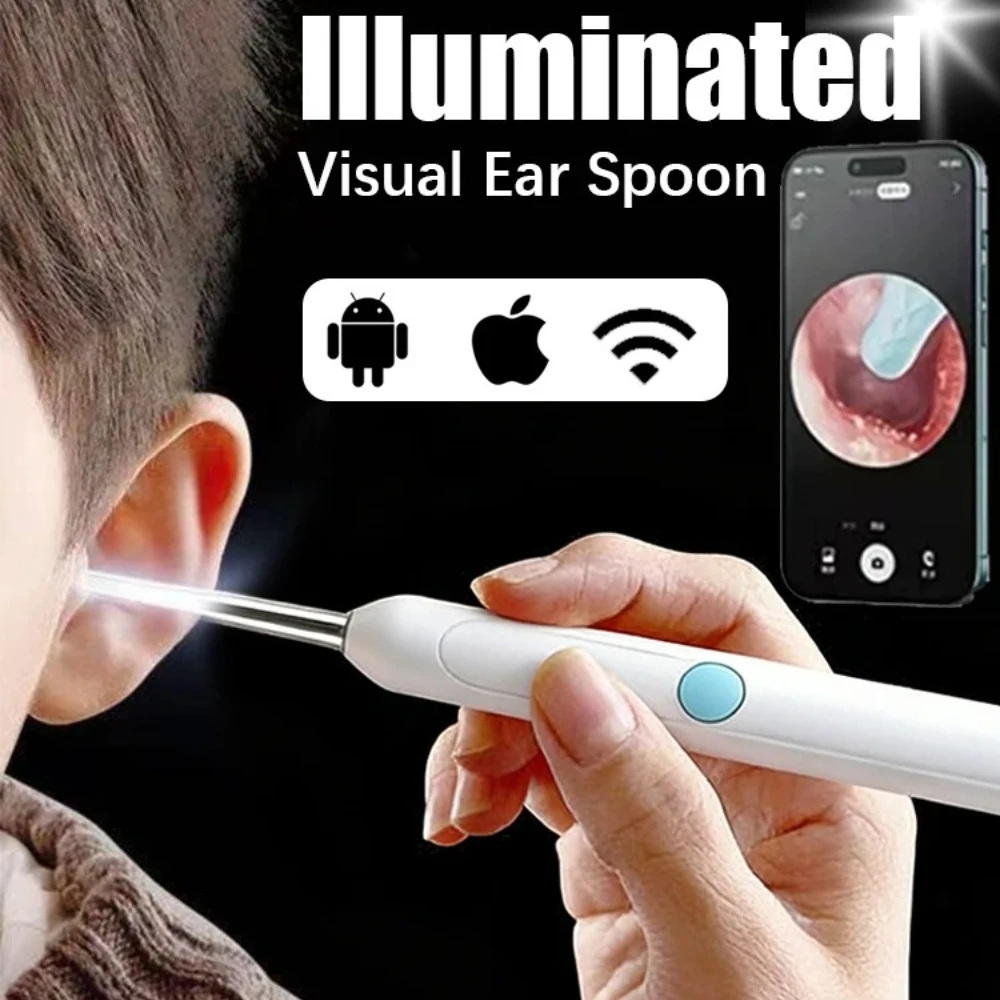 

Generation-2,Visual Ear Wax Cleaner Camera Safe Earwax Removal Endoscope Ear Cleaning Tools Ear Care,Black,white styles,Hot sale