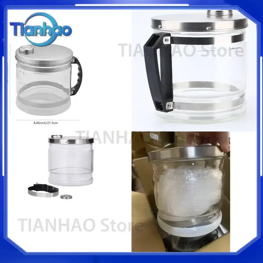 1 Gallon 4L Glass Jar for Home Dental Beauty Water Distiller Replacement Glass Collection Bottle Distiller Water Container