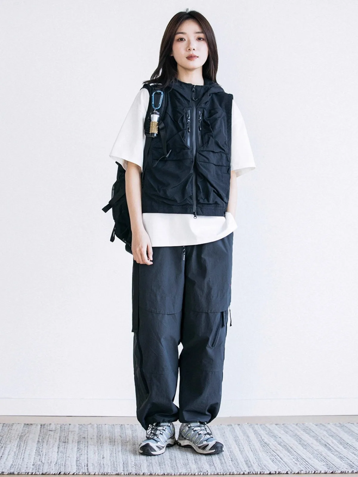 

Vests Waistcoats Thin Womens Vest Adult Summer Mesh Hollowed Out Open-Knit Slim-Fitting Transparent Party Nightclub Girlish Sexy