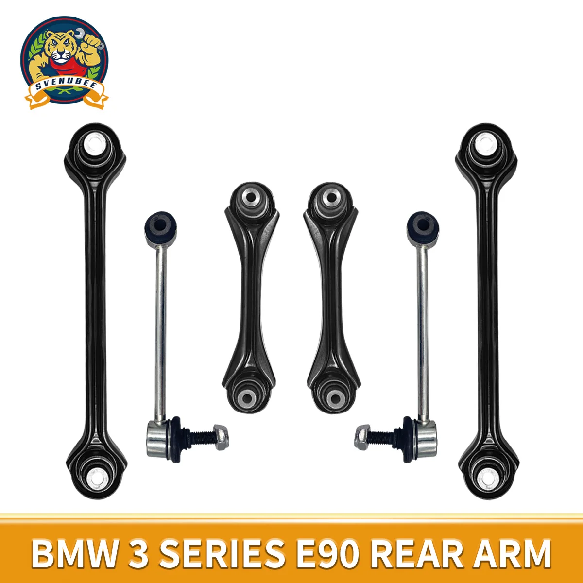 

Svenubee 6pcs Control Arm Suspension Sway Bar Link Sets for BMW E90 E91 135i 325i 128i 330i 328i 2006 2007 2008 - 2013