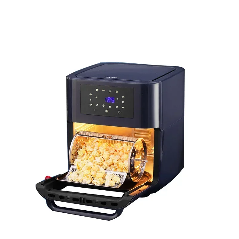 Electrodomésticos, freidora automática con pantalla táctil LED, horno eléctrico, MZG-DZ1022, freidora de aire sin aceite, 220V/1700W, multifuncional