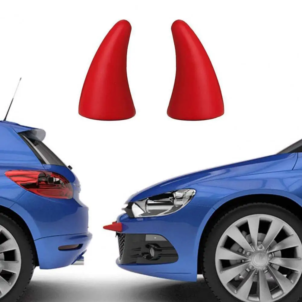 3d Devil Horns for Car Car Devil Horn Decoration 3d Devil Horn Car Sticker Set for Front Rear Bumpers Automotive for Halloween