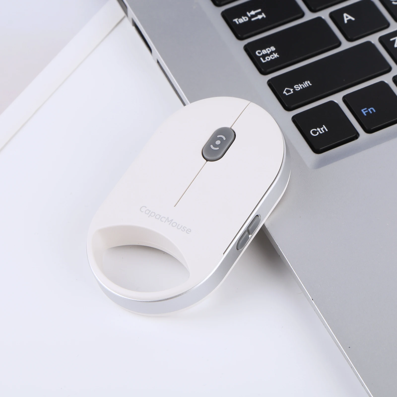 超薄型ワイヤレスコンピュータマウスミニ容量性マウス 3 モード BT 5.2/2.4G/USB ワイヤレスコンピュータマウス PC ラップトップタブレット用