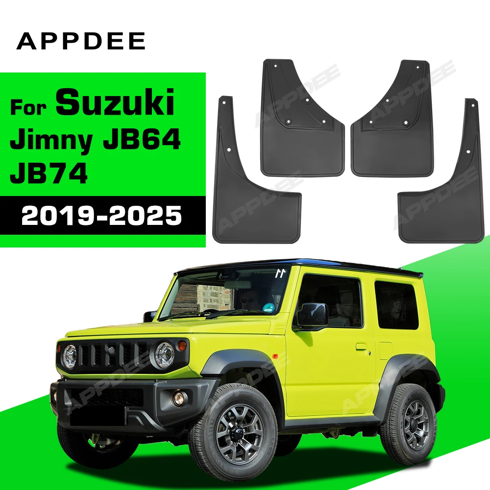 

Fender For Suzuki Jimny JB64 JB74 2019-2025 2020 2021 2022 2023 2024 Mudflaps Splash Guards Mudguards Mud Flaps car Accessories