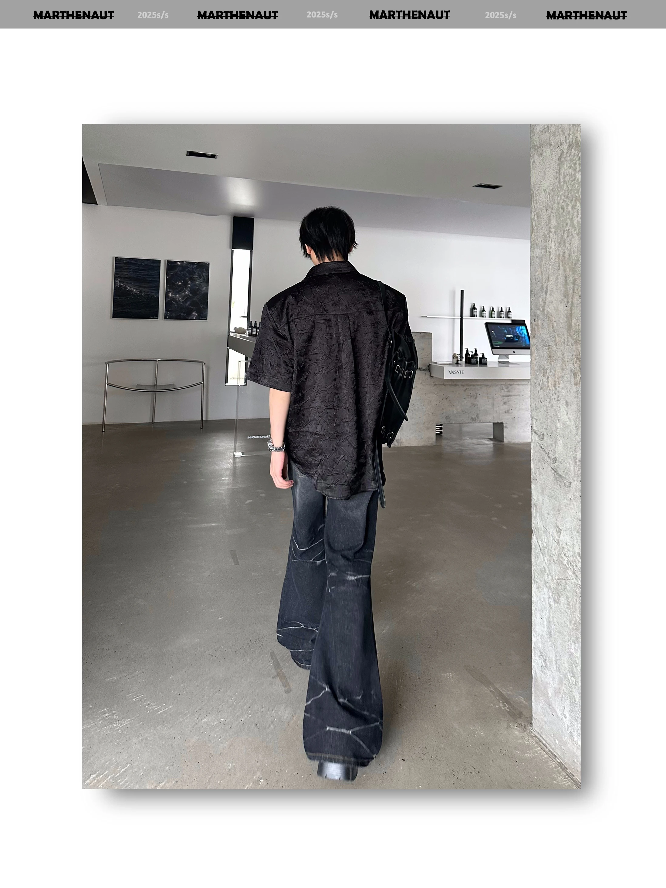 2025 New Design Fashion Trend Single-Breasted Short Sleeve Shirt Bright Casual Comfortable Soft Loose Half Sleeve Shirt for Men