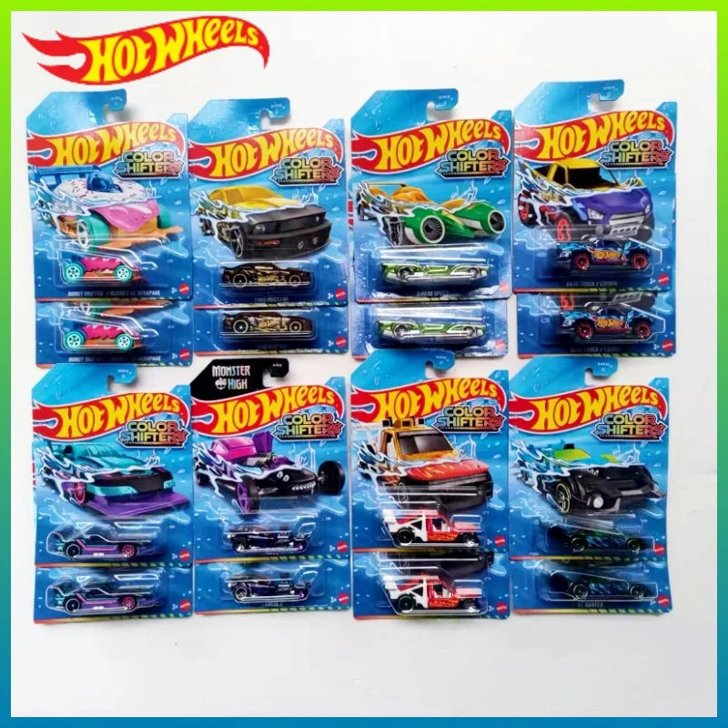 

Новые Hot Wheels Bhr15-D Color Shifters Series Ford Mustang Donut Литая модель автомобиля Коллекция игрушечных автомобилей-сюрпризов Игрушки Подарки