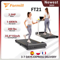 Formill FT21 Flat Walking Treadmill,1-6km/h,Anti-Slip Walking Pad,Folding Mini Treadmill Running Jogging Machine for Home Office