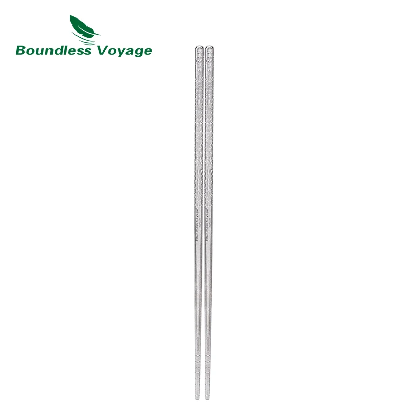 Boundless Voyage Titan-Echtholz-Stäbchen 23cm Rutschfeste Metall-Esslöffel für Zuhause, Küche, Restaurant, Schulgebrauch