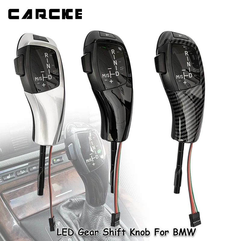 Gear Shift Knob Retrofit Kit Car Accessories for BMW E90 E91 E93 E81 E82 E84 E87 E88 E89 E46 E61 E60 E63 E83 X3 E85 E86 E39 E53