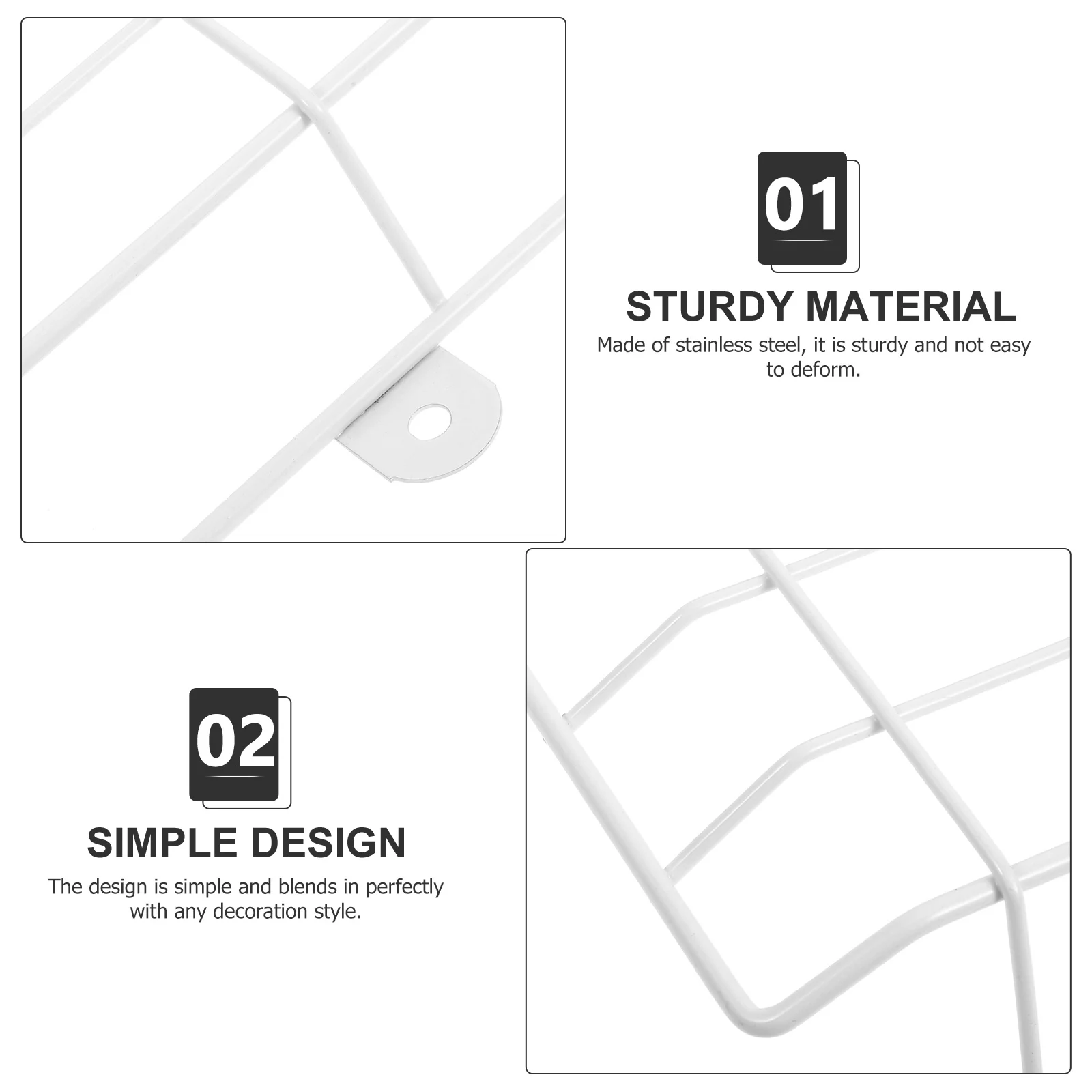 

Stainless Steel Emergency Light Wire Guard Cover for Safety Exit Indicator Light Protection Wall Mount Design Guard Wire