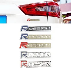 3D Metal RDESIGN Logo Rear Trunk Emblem Badge Sticker For Volvo R Design XC90 S60 XC60 V70 S80 S40 V50 V40 V60 C30 S60 XC70 V90