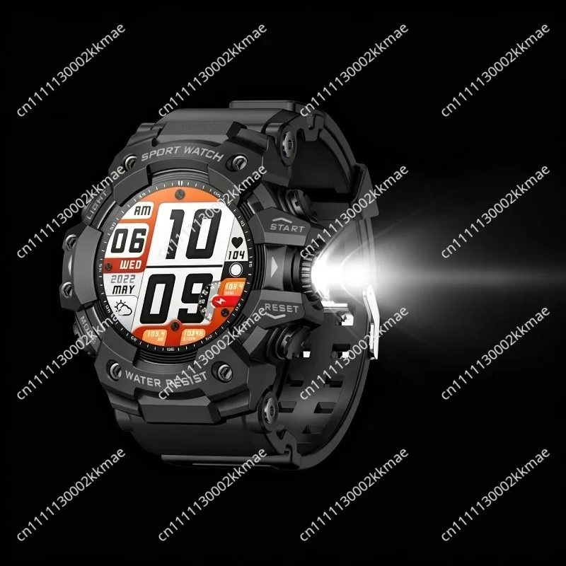 2025 Sport Fashion Flash Light Smart Watch LC21 Reloj Inteligente Fitness Tracker 1.32 Inch BT Call Smart Watch