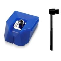 Aguja de tocadiscos AT-VMN95E para lápiz óptico Audio-Technica, aguja de tocadiscos elíptico para tocadiscos de vinilo AT-LP120X-AU47
