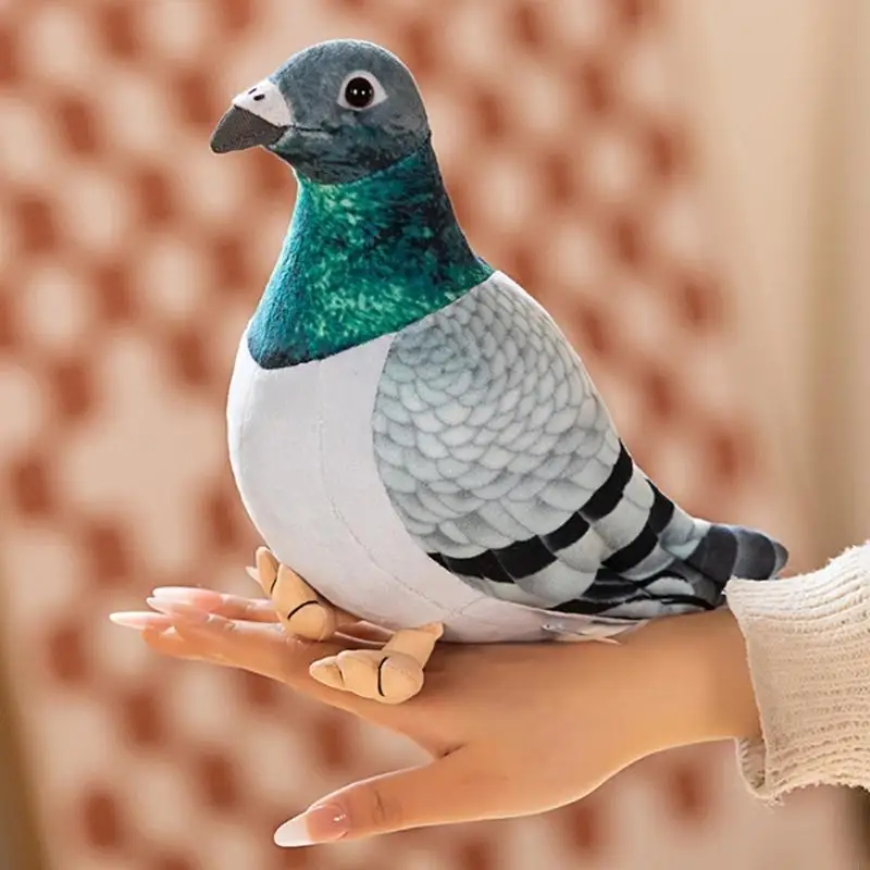 

Charm Pigeons Plush Toy Soft Stuff Animals Comforting Cushion Gifts