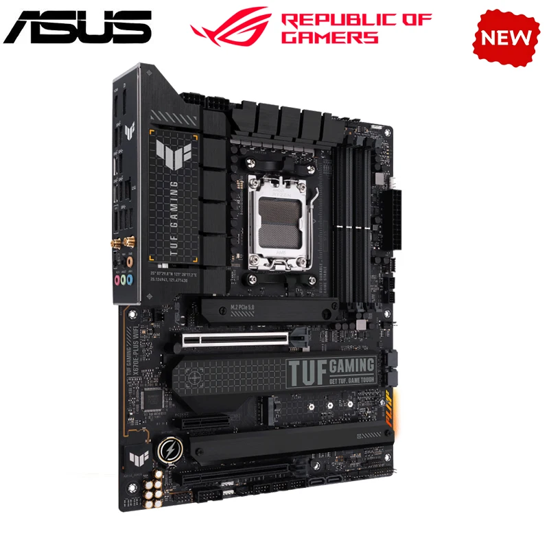 Imagem -03 - para Tuf Gaming X670e-plus Placa-mãe Soquete Am5 para Amd X670 Original Desktop Pci-e 5.0 M.2 Sata3 Mainboard Novo