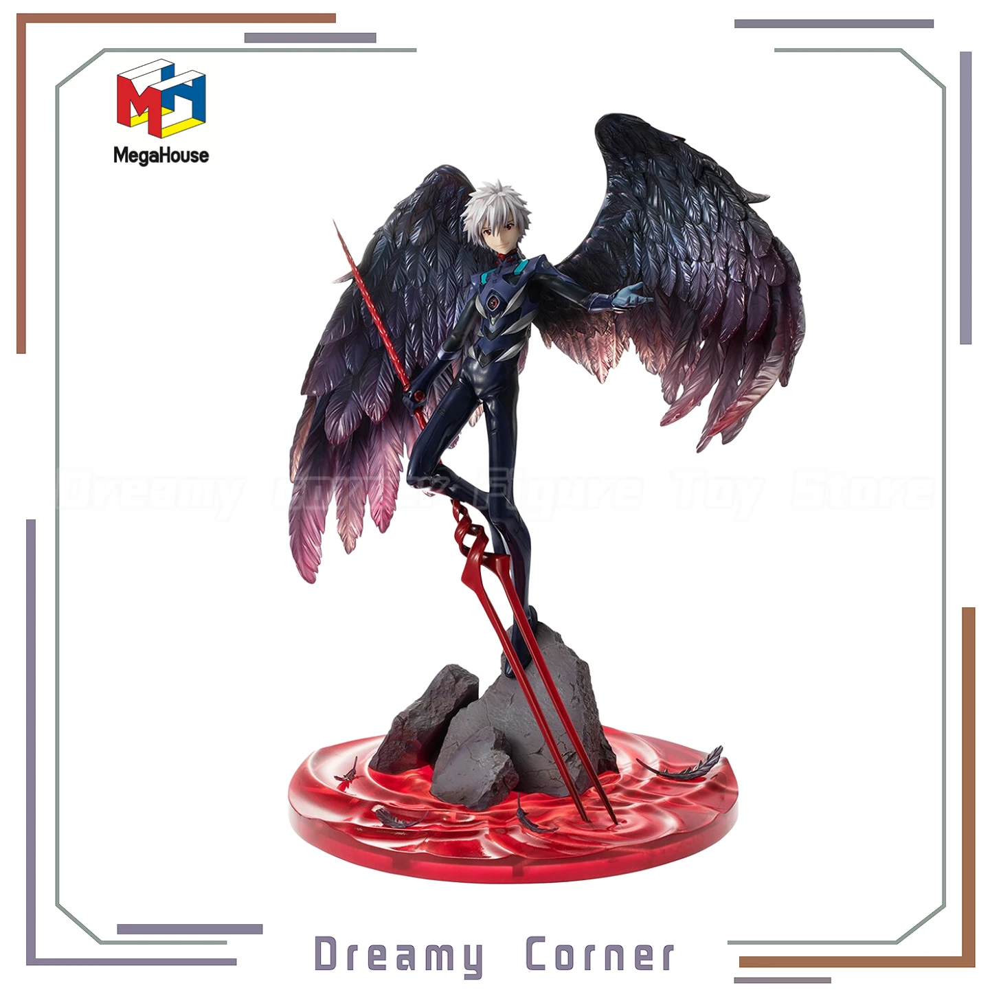 【Auf Lager】MegaHouse Precious G.E.M. EVA Q Kaworu Nagisa 15. Jahrestag Figur Modell Ornamente Geschenke