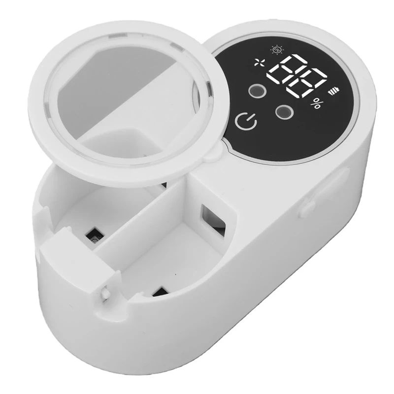 壁掛け式uv歯ブラシホルダー、スマートドライヤーと除菌器付き、浴室用自動滅菌、電気乾燥機能