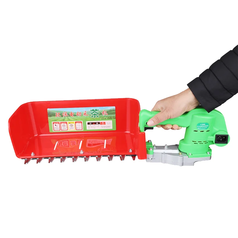 Handheld tea leaf picking machine with lithium battery