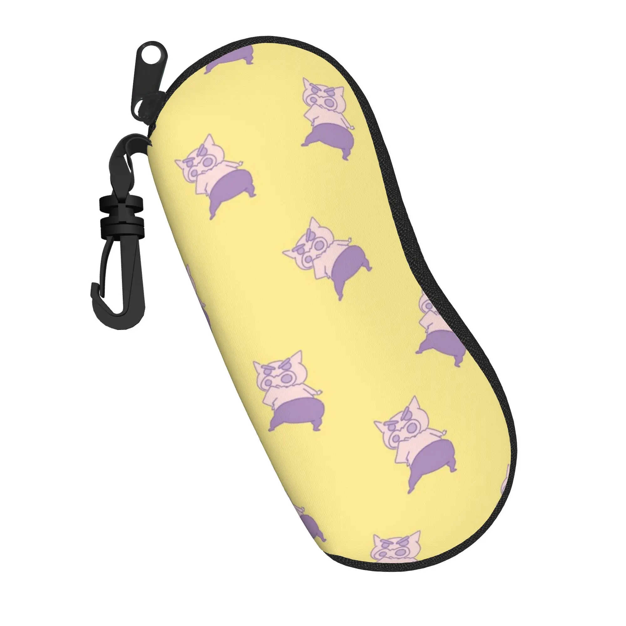 Harajuku Buriburizaemon Glasses Case Portable Zipper  Eyewear Protector Cartoon Sunglasses Box