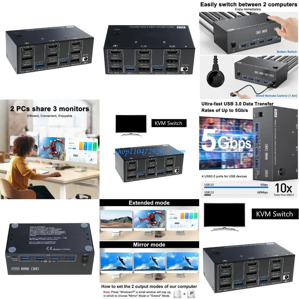 Y2GD USB3.0 Kvm Swi… - image