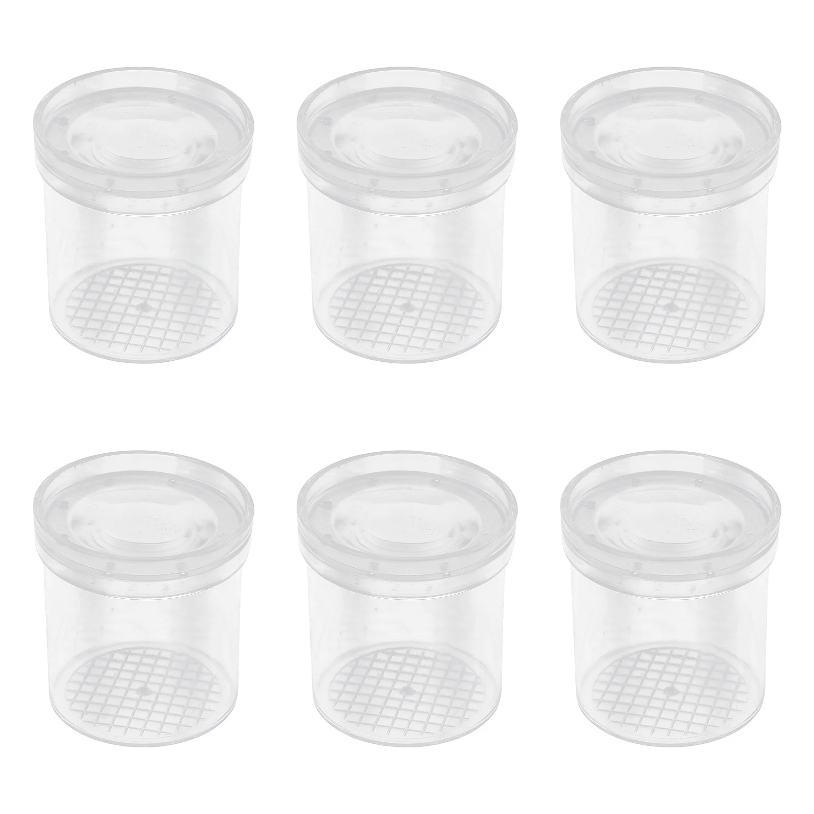 

6Pcs Bug Magnifier Cage Plastic Observation Jar Outdoor Exploration Science Transparent Collector Collecting Jar