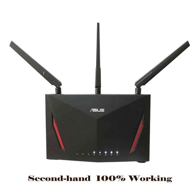 ASUS RT-AC86U AC2900 TOP 5 Wi-Fi Router 802.11AC MU-MIMO Dual-Band 2.4 GHz/5 GHz 1600Mbps 4 Port Gigabit WiFi 5