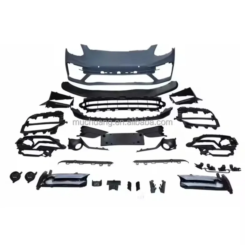 

2017-2023 for Por/sche 971 Paramela Kit High ABS Plastic Front Lip Rear Surround Turbos Featuring Aluminum Exhaust for Auto Use
