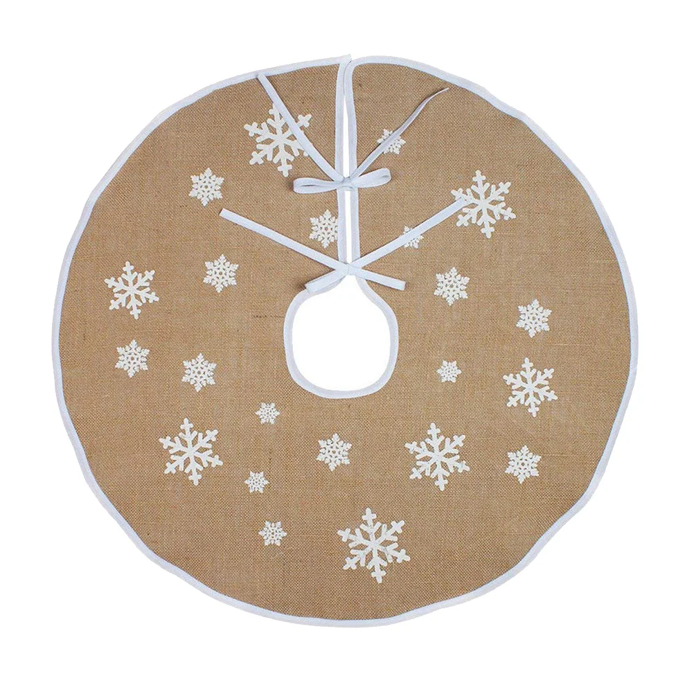 

Winter Home Indoor Holiday Festive Christmas Tree Skirt Decoration Skirt Apron Tree Apron Christmas Ornament