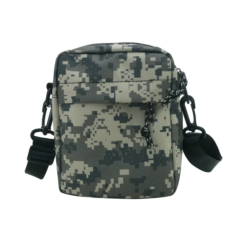 Simple Casual Mini camouflage Bag Men\'s Nylon Small Shoulder Bag For Oxford Messenger Phone Side Sling Bag Husband Chest PackNew