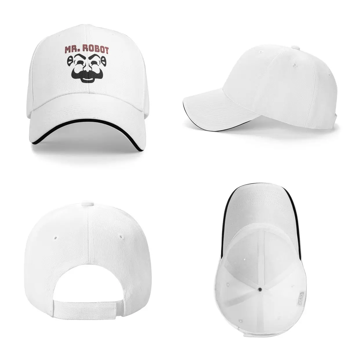 Unisex Baseball Hats Mr Robot Logo F Society Hacker Outdoor Streetwear Summer Sports Baseball Caps Hip Hop Cap Casquette Hats