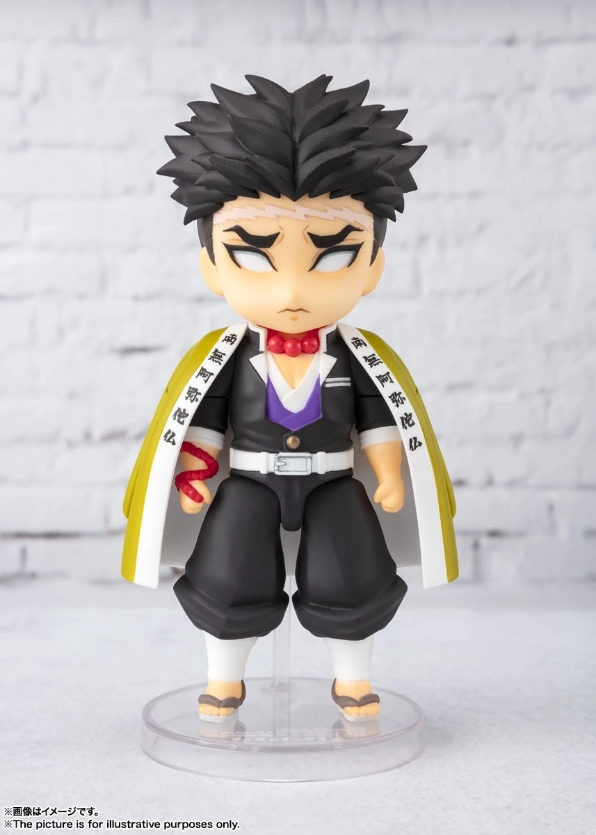 Bandai Genuine Demon Slayer Himejima Gyomei Action Figures Figuarts Mini Series Doll Toys Collectible Gift Children Original - view 3