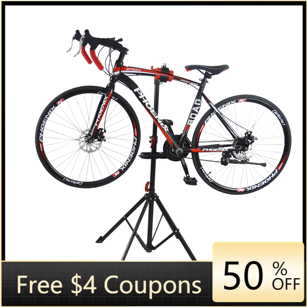 

STLF Bike Accessories Repair Stand Foldable Bike Stand for Maintenance Portable Height Adjustable Rack