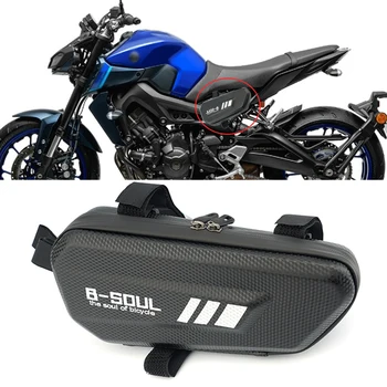 Per YAMAHA MT09 MT-09 FZ-09 2021 2022 2023 2024 MT 09 FZ 09 Telaio della moto Crash Bar Borsa impermeabile Paraurti Posizionamento Borsa