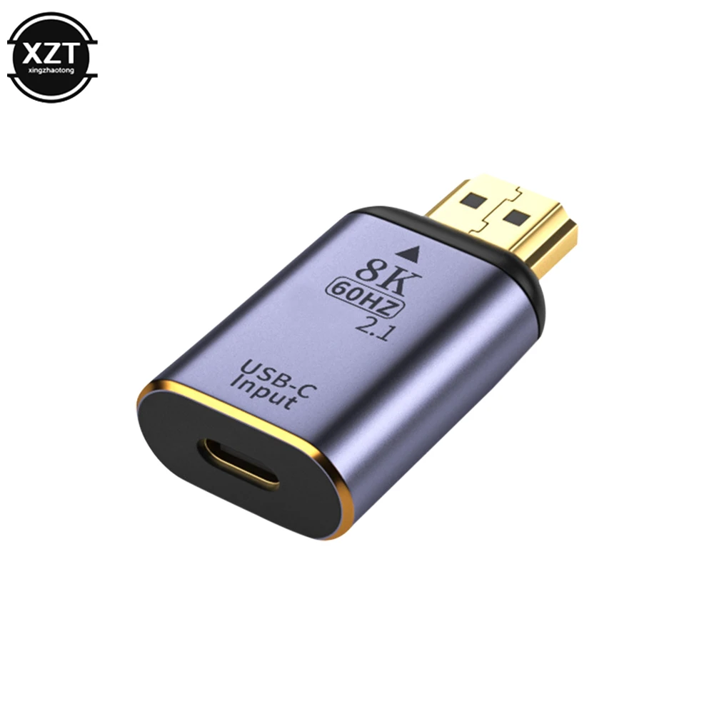 

1PC USB Type C to HDMI 2.1-Compatible Cable 8K 60HZ 4K for Phone TV MacBook iPad USB-C USBC Adapter Video Wire Plug HD Converte