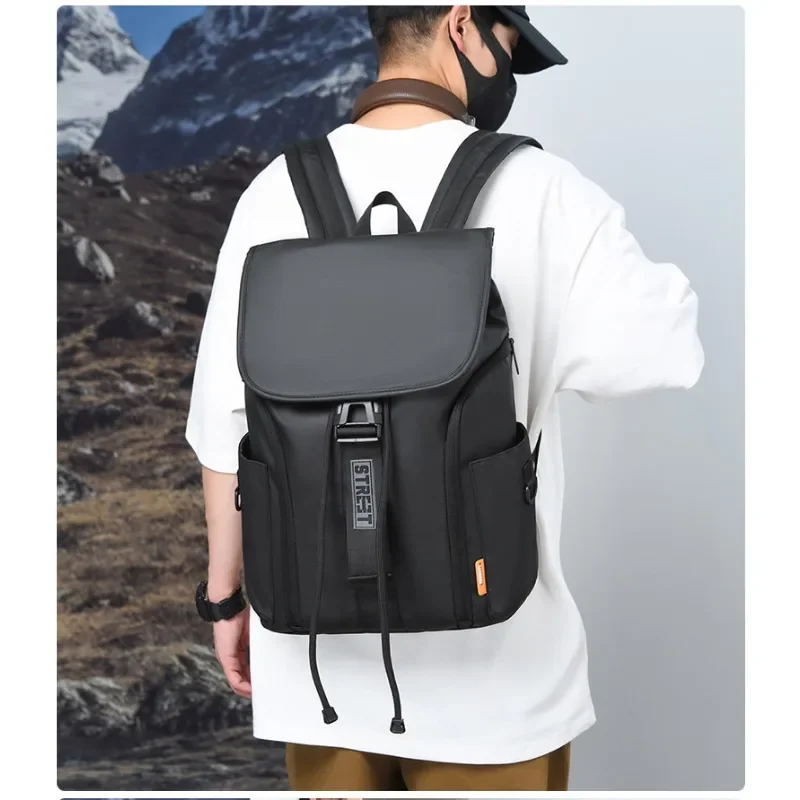 New School Backpack for Men and Women, Waterproof and Wear-resistant Fabric, Large Capacity, Computer Storage Bag
