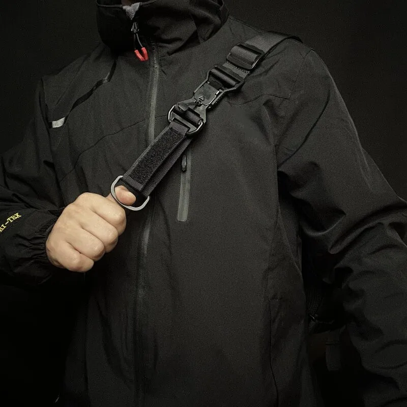 Tactical Quick-release Sliding Shoulder Strap Multifunctional Magnetic Buckle DIY Quick Adjustment Gravity-release Bag Strap