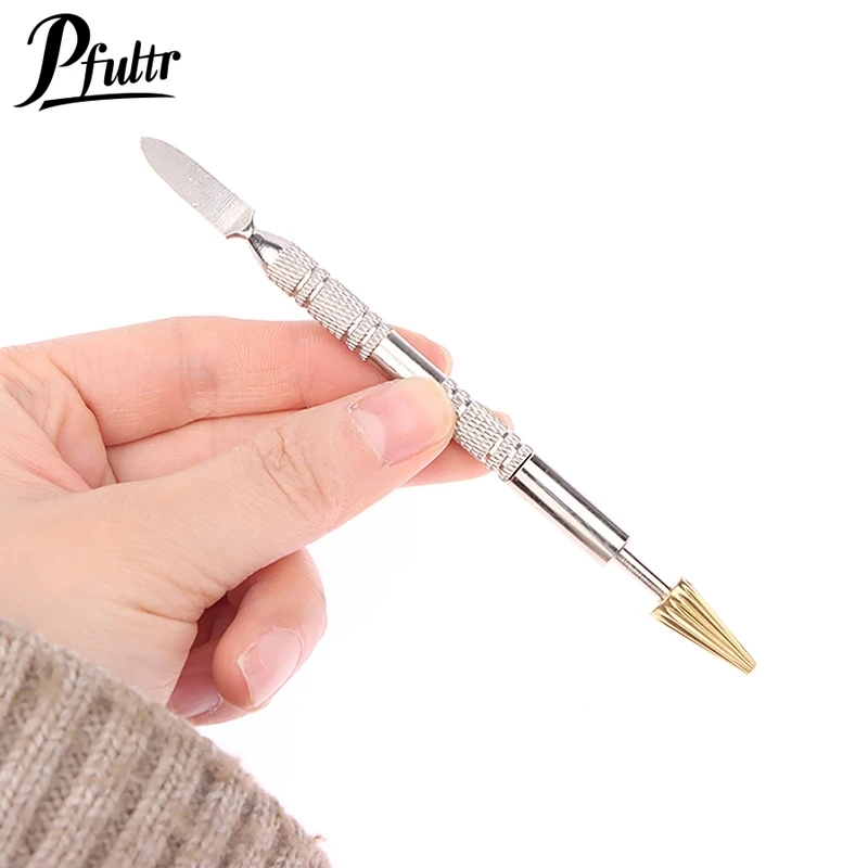 Leather Dual Head Edge Oil Gluing Dye Pen Applicator Speedy Paint Roller Tool For Leather Craft Tools Double Sets Accessories