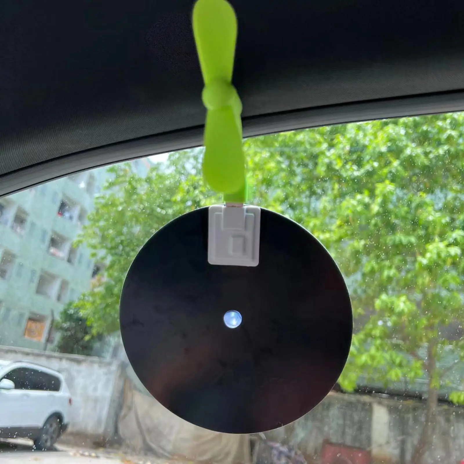 Solar Powered Panel Energy Saving USB Connection Portable 5W Mini Fan for Greenhouse Car RV Camping Outdoor