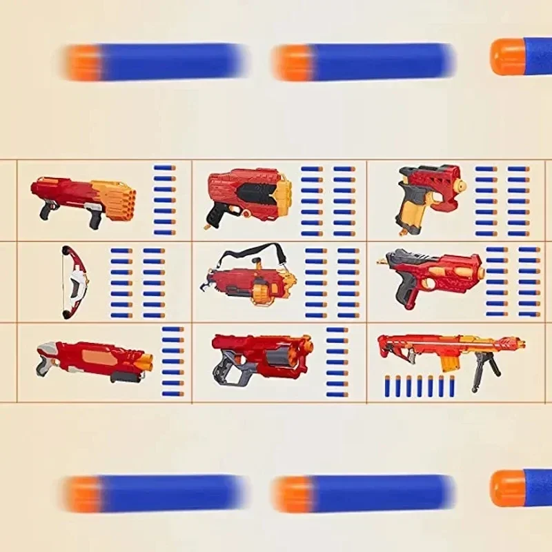 30 Paket Isi Ulang Peluru Dart Kompatibel Dengan Senjata N-Strike Mega Blaster Mastodon Twinshock