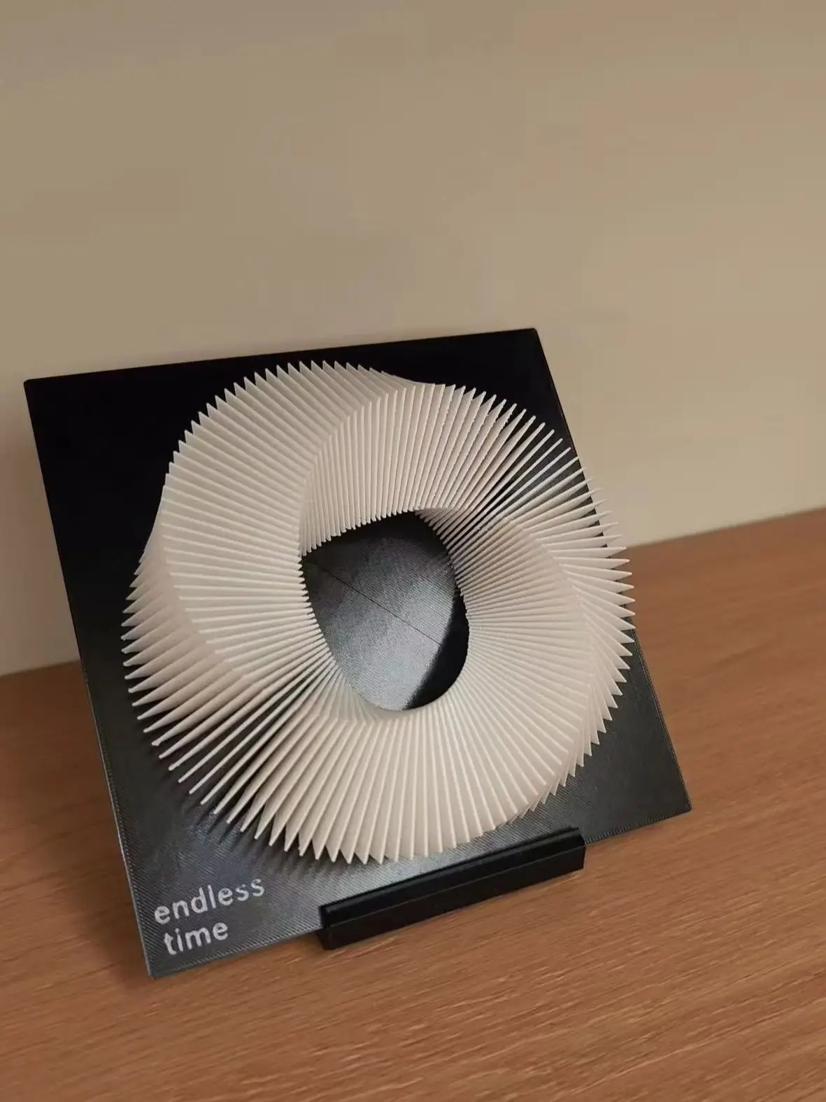Mobius Loop 17cm Forever Time 3D Printed Art Hang Decor Unique Present