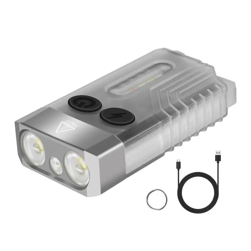 Pocket Led Flashlight Portable Outdoor Light Keyring Torch Multifunctional Ultra Bright Waterproof Handheld Pocket Light For Men