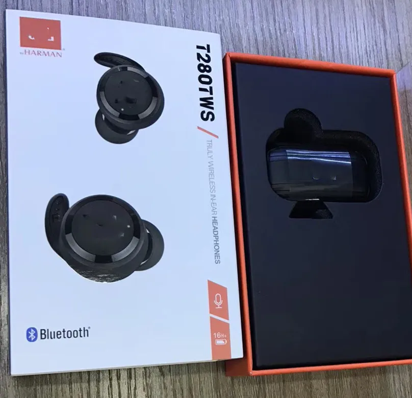 

2025 новые Bluetooth-наушники T280 TWS с двойным ухом, настоящий беспроводной мини-чехол с зарядкой 5.0, подходит для Apple Android